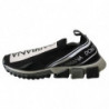 Sneakers sportive elasticizzate SORRENTO nere bianche - EU39/US6