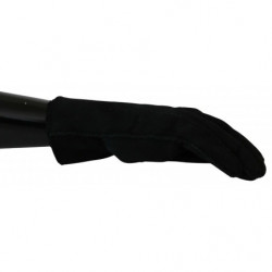Guanti da motociclista da motociclista in pelle nera - 8.5-S
