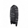 Maglione con dettagli logo in cotone bianco e nero - L