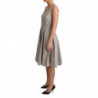 Abito a trapezio in cotone a pois beige - IT40-S
