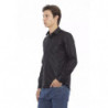 Camicia in poliestere nero - L