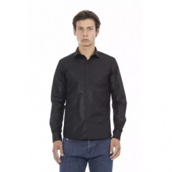 Camicia in poliestere nero...