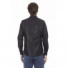 Camicia in poliestere nero - XXL