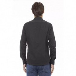 Camicia in cotone grigio - L