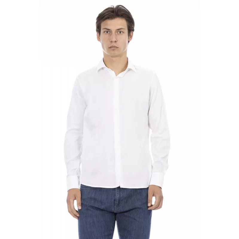 Camicia in cotone bianco - XXL