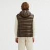 Gilet in nylon marrone - XL
