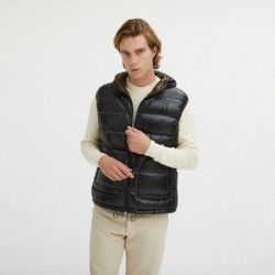 Gilet in nylon marrone - XL