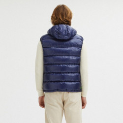 Gilet in nylon blu - XL