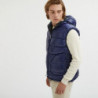Gilet in nylon blu - XL