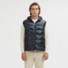 Gilet in nylon blu - XL