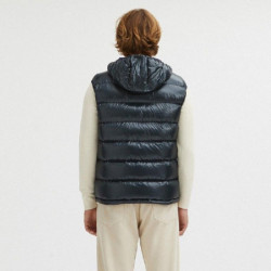 Gilet in nylon blu - XL