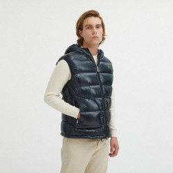 Gilet in nylon blu - XL