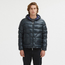 Giacca in nylon blu - L