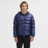 Giacca in nylon blu - L