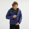 Giacca in nylon blu - L