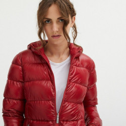 Giacche e cappotto in nylon rosso - S