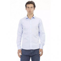 Camicia in cotone azzurro - XL