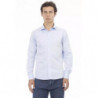 Camicia in cotone azzurro - XL
