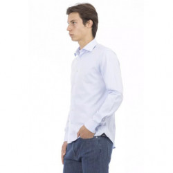 Camicia in cotone azzurro - XL