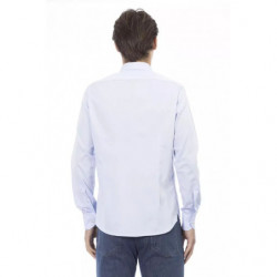 Camicia in cotone azzurro - XL