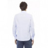 Camicia in cotone azzurro - XL
