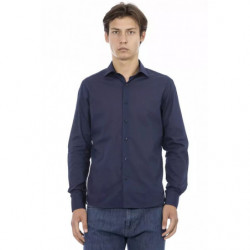 Camicia in cotone blu - M
