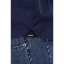 Camicia in cotone blu - L