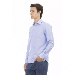 Camicia in cotone azzurro - XL
