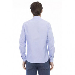 Camicia in cotone azzurro - XL