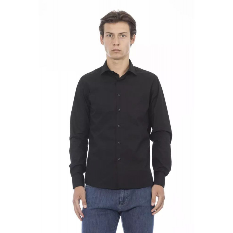 Camicia in cotone nero - L