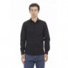 Camicia in cotone nero - L