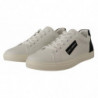 Scarpe da ginnastica basse in pelle bianca nera - EU39.5/US6.5