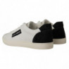 Scarpe da ginnastica basse in pelle bianca nera - EU39.5/US6.5