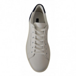 Sneakers basse in pelle bianca blu - EU39/US6