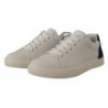 Sneakers basse in pelle bianca blu - EU39/US6