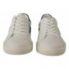 Sneakers basse in pelle scamosciata bianca - EU40/US7