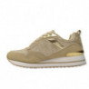 Sneaker In Eco Tessuto Beige - EU35/US5