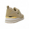 Sneaker In Eco Tessuto Beige - EU35/US5