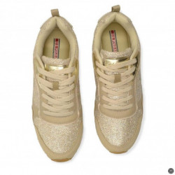 Sneaker In Eco Tessuto Beige - EU35/US5