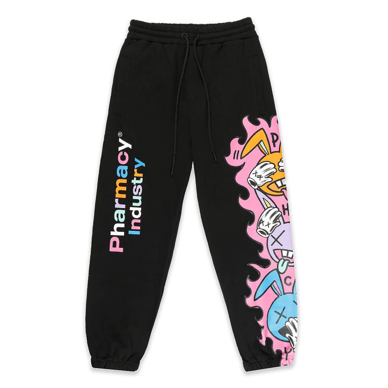 Jeans e pantaloni in cotone nero - XXL
