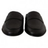 Sandali Caiman in pelle nera con diapositive - EU39/US6