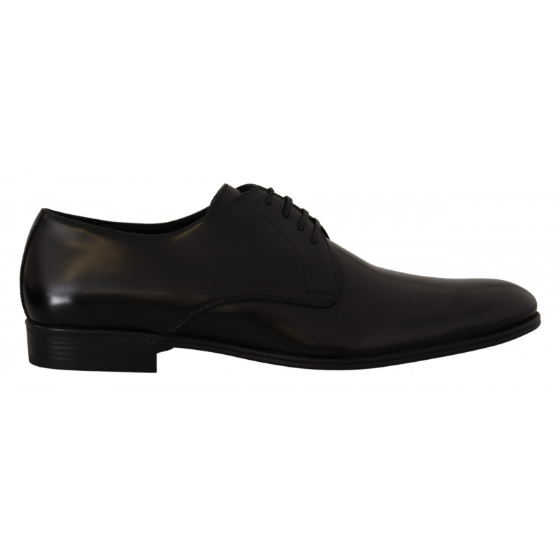 Scarpe derby formali stringate in pelle nera - EU39.5/US6.5