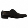 Scarpe derby formali stringate in pelle nera - EU39.5/US6.5