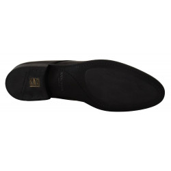 Scarpe derby formali stringate in pelle nera - EU39.5/US6.5