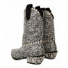 Stivali da cowgirl camoscio nero strass cristalli - EU35/US4.5