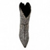 Stivali da cowgirl camoscio nero strass cristalli - EU40/US9.5