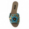 Sandali cristallo blu pelle esotica cristalli blu - EU35.5/US5