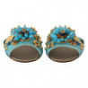 Sandali cristallo blu pelle esotica cristalli blu - EU35.5/US5
