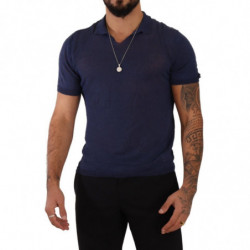 T-shirt con colletto in...