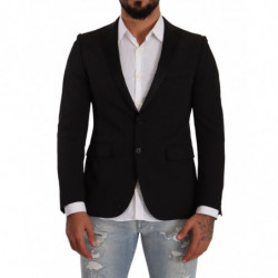 Blazer nero monopetto slim...